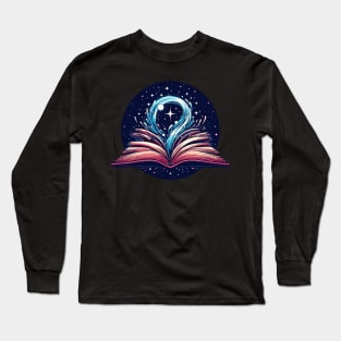 Reading Magical Book Long Sleeve T-Shirt